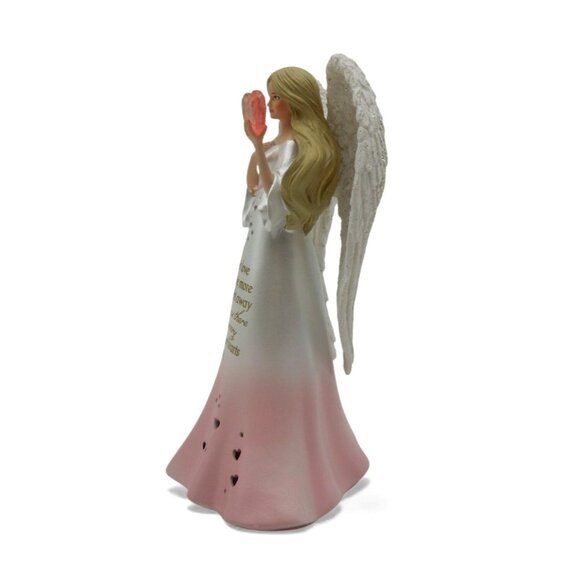 THOMAS KINKADE In Our Hearts To Stay Angel Figurine Light of Love Collection - Picture 8 of 12